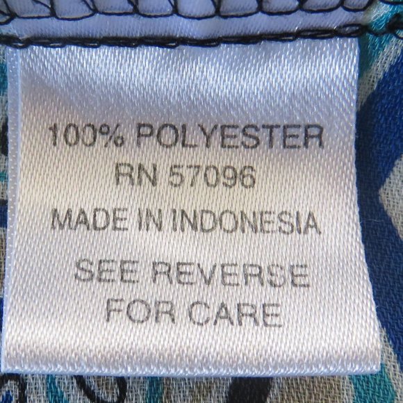 Blue Aqua Paisley Print Tunic Blouse by Nicola....325 - Picture 8 of 9